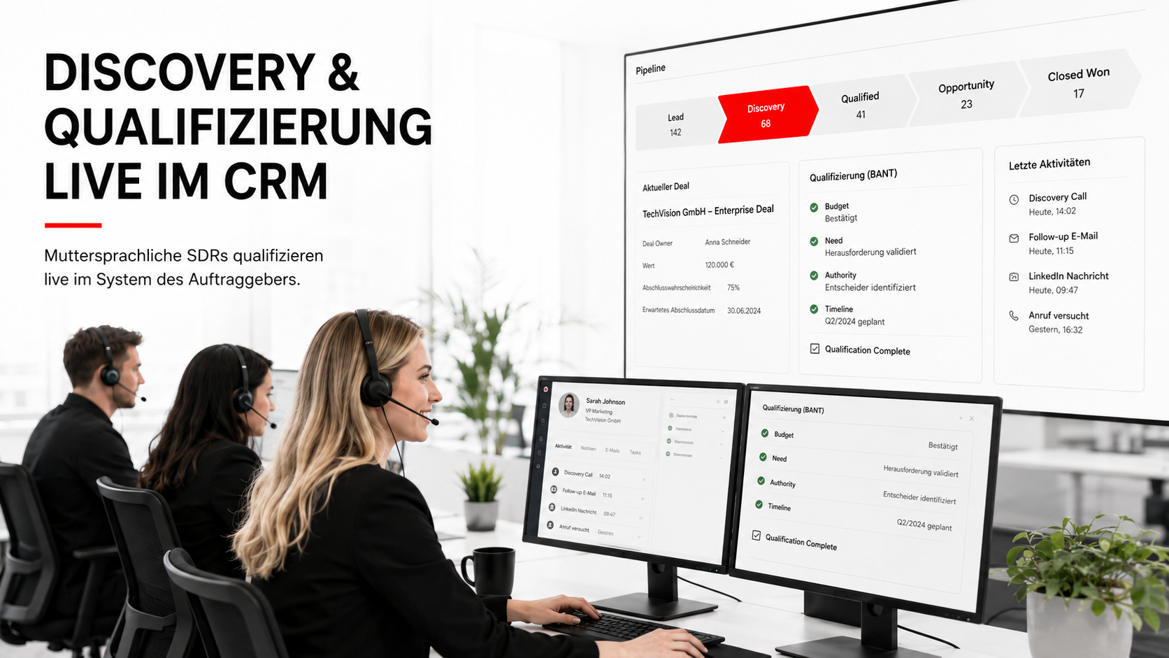 SDR Outsourcing Deutschland: Wann externe Sales Development Teams besser performen