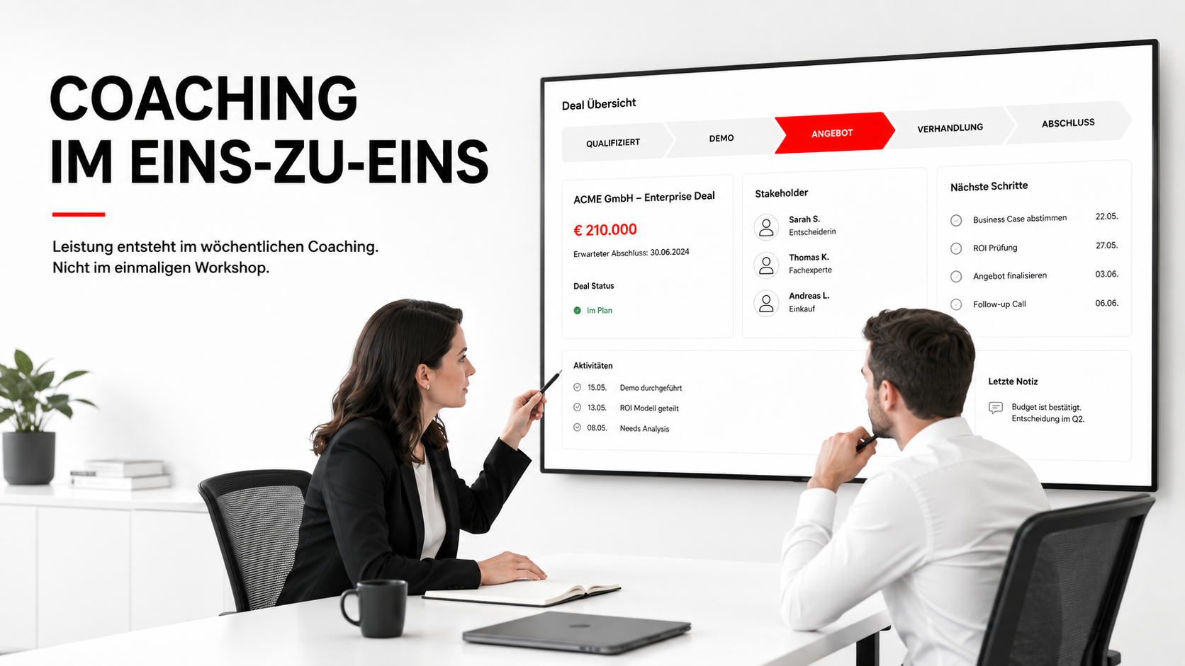Vertriebscoaching im B2B: Warum Einzeltrainings nicht reichen