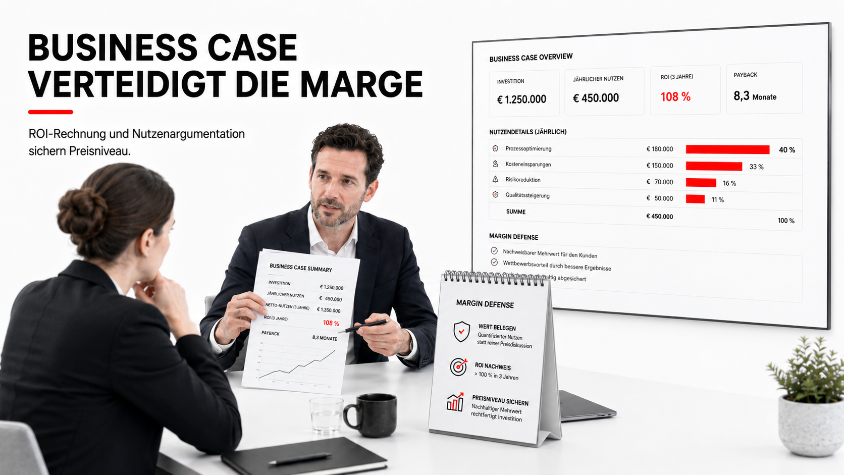 Value Selling im B2B: Wie Du vom Produktpitch zum Business Case kommst