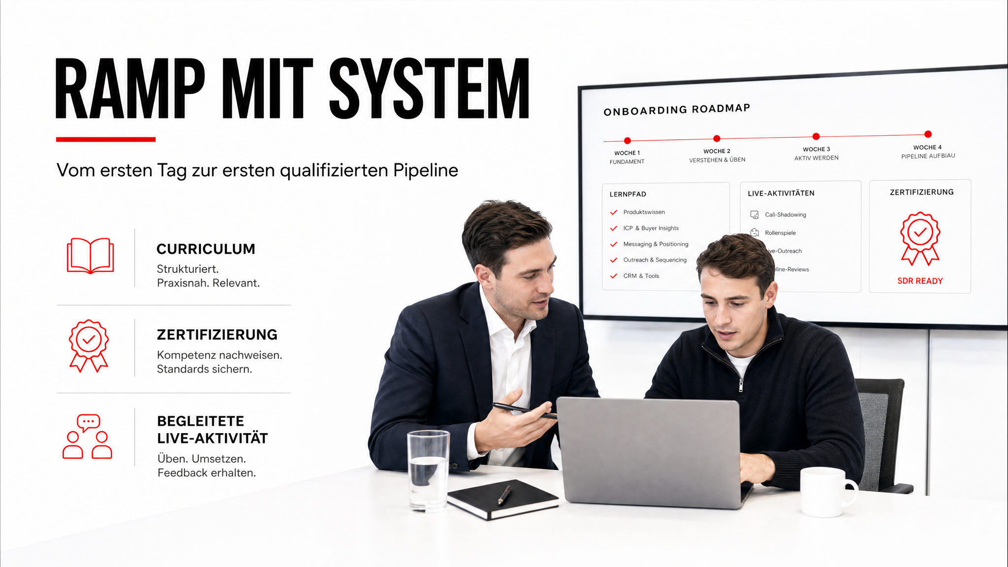 Sales Onboarding: Wie neue SDRs in 30 Tagen produktiv und quotenfähig werden